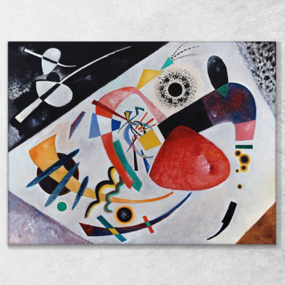 Macchia Rossa Ii Wassily Kandinsky wk199 quadro stampato su tela