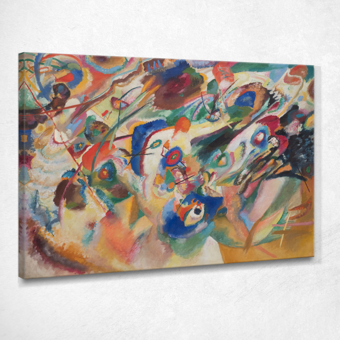 Schizzo 2 Per La Composizione Vii Wassily Kandinsky wk210 quadro stampato su tela