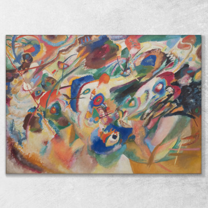 Schizzo 2 Per La Composizione Vii Wassily Kandinsky wk210 quadro stampato su tela