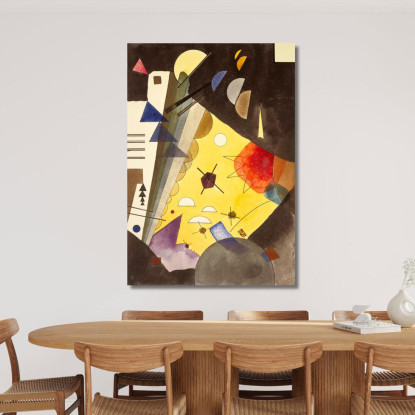 Tensione In Altezza 1924 Wassily Kandinsky wk227 quadro stampato su tela