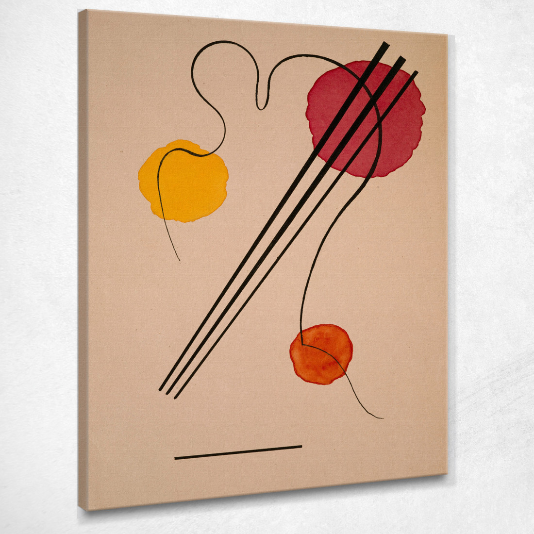 Senza Titolo 1934 Wassily Kandinsky wk243 quadro stampato su tela Senza Titolo 1934 Wassily Kandinsky wk243 quadro stampato su tela