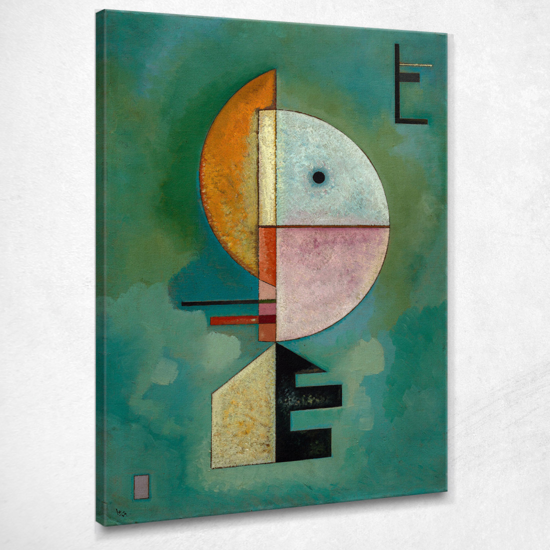 Verso L'Alto 1929 Wassily Kandinsky wk248 quadro stampato su tela