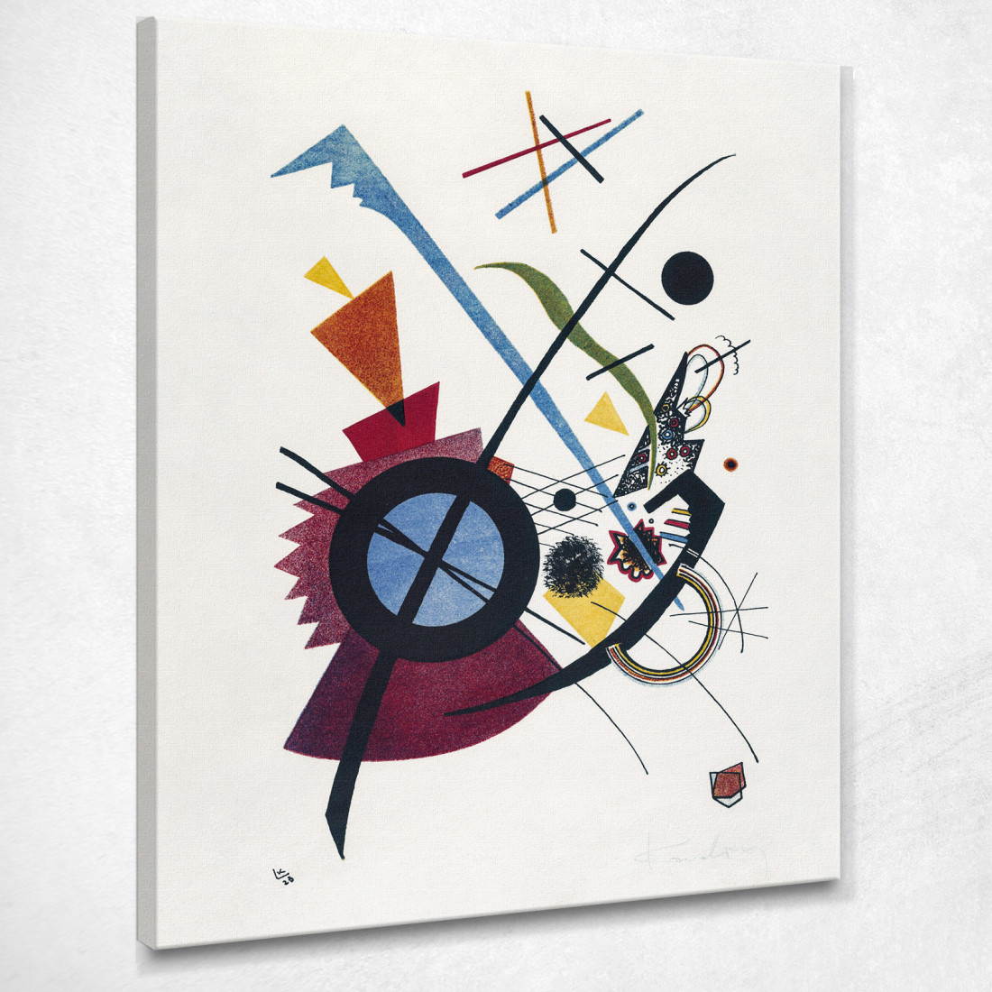 Viola Wassily Kandinsky wk250 quadro stampato su tela Viola Wassily Kandinsky wk250 quadro stampato su tela