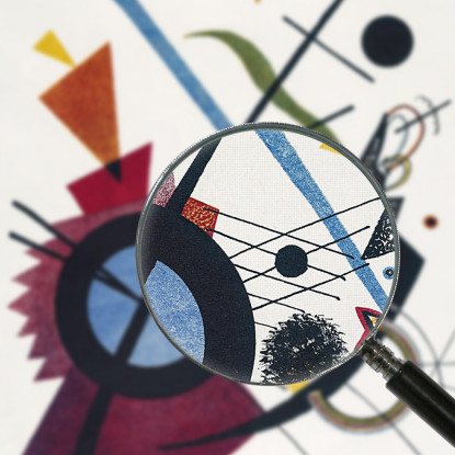 Viola Wassily Kandinsky wk250 quadro stampato su tela