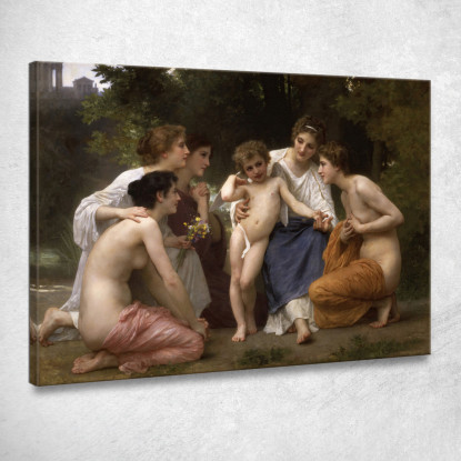 Ammirazione William Bouguereau wbg8 quadro stampato su tela