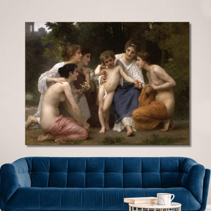 Ammirazione William Bouguereau wbg8 quadro stampato su tela