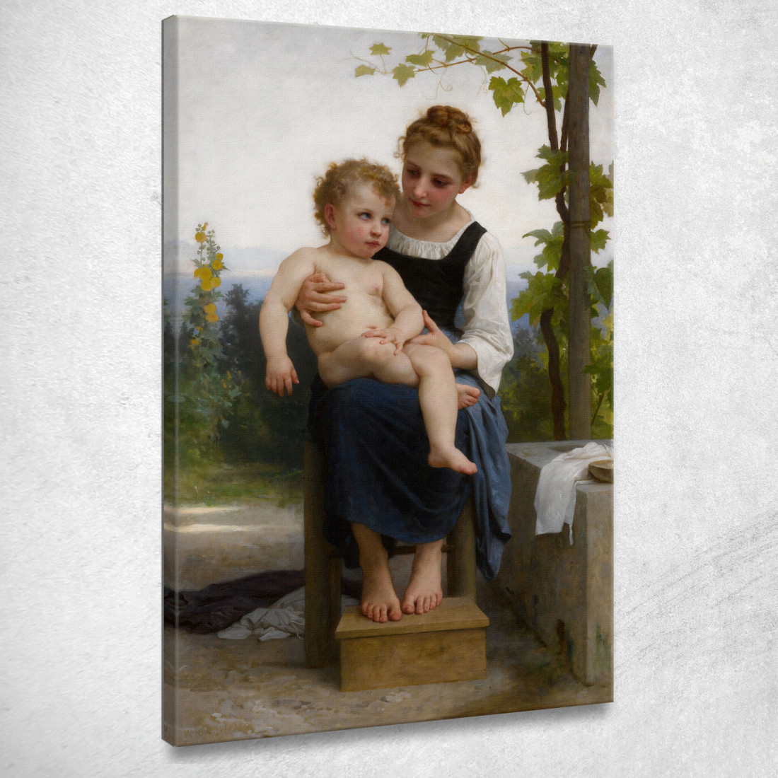 Prima Del Bagno William Bouguereau wbg15 quadro stampato su tela Prima Del Bagno William Bouguereau wbg15 quadro stampato su tela