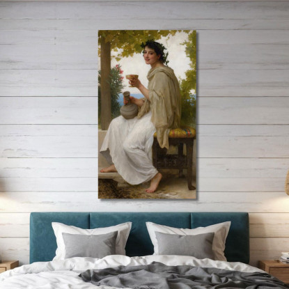 Baccante William Bouguereau wbg17 quadro stampato su tela