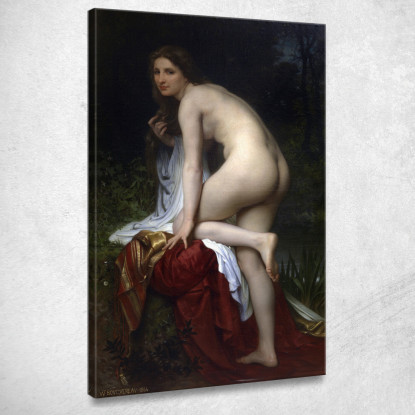 Bagnante William Bouguereau wbg18 quadro stampato su tela