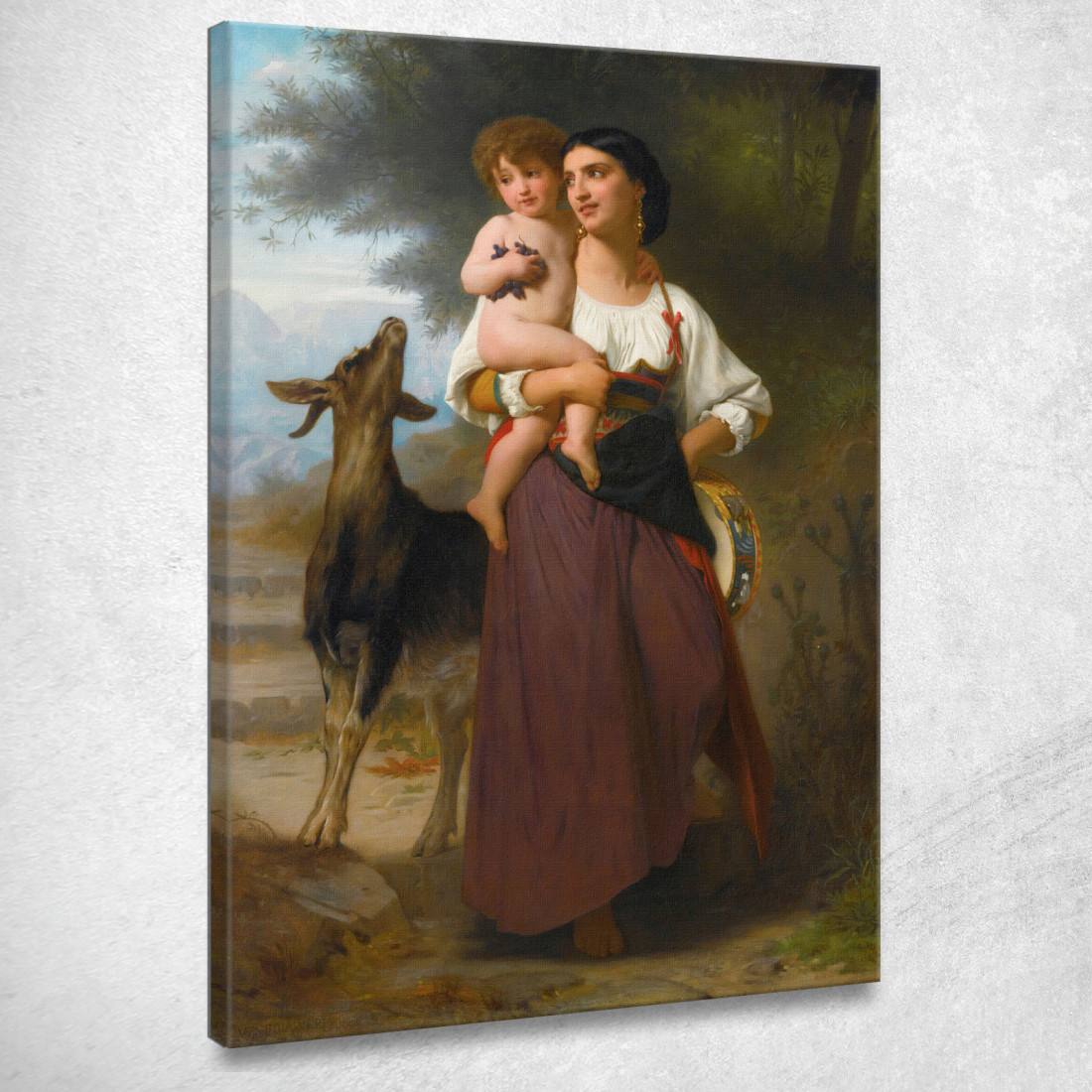 Lussuria William Bouguereau wbg28 quadro stampato su tela Lussuria William Bouguereau wbg28 quadro stampato su tela