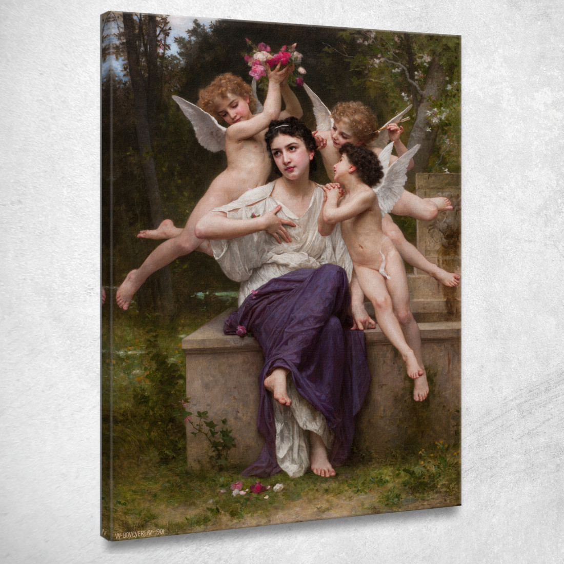 Sogno Di Primavera Sogno Di Primavera William Bouguereau wbg32 quadro stampato su tela Sogno Di Primavera Sogno Di Primavera William Bouguereau wbg32 quadro stampato su tela