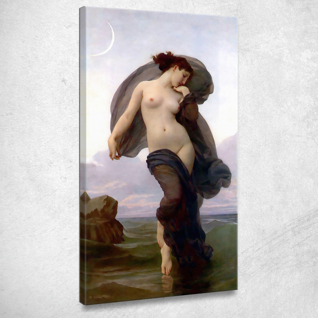 Umore Serale William Bouguereau wbg37 quadro stampato su tela Umore Serale William Bouguereau wbg37 quadro stampato su tela