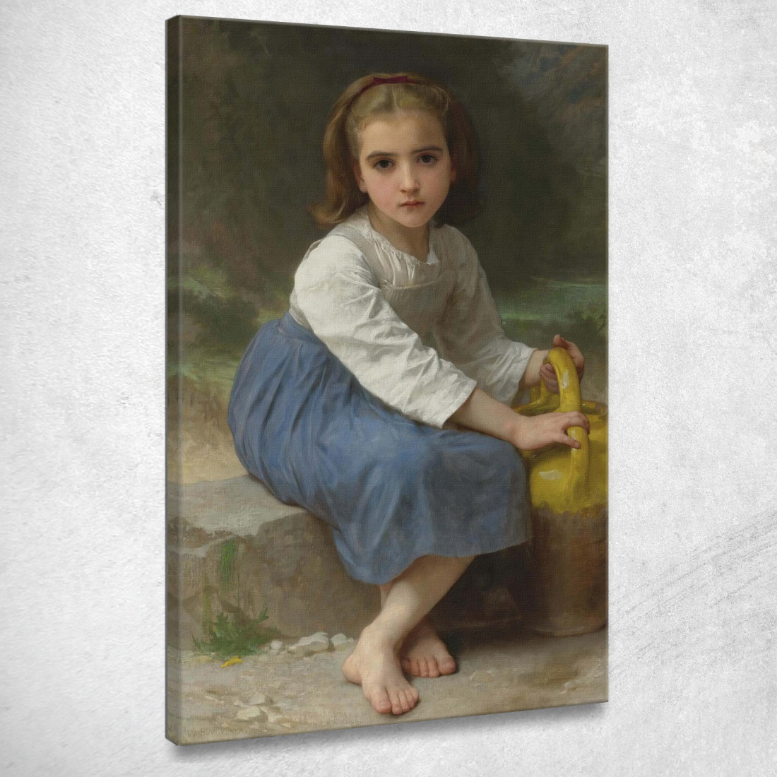 Ragazza Con La Brocca William Bouguereau wbg56 quadro stampato su tela Ragazza Con La Brocca William Bouguereau wbg56 quadro stampato su tela