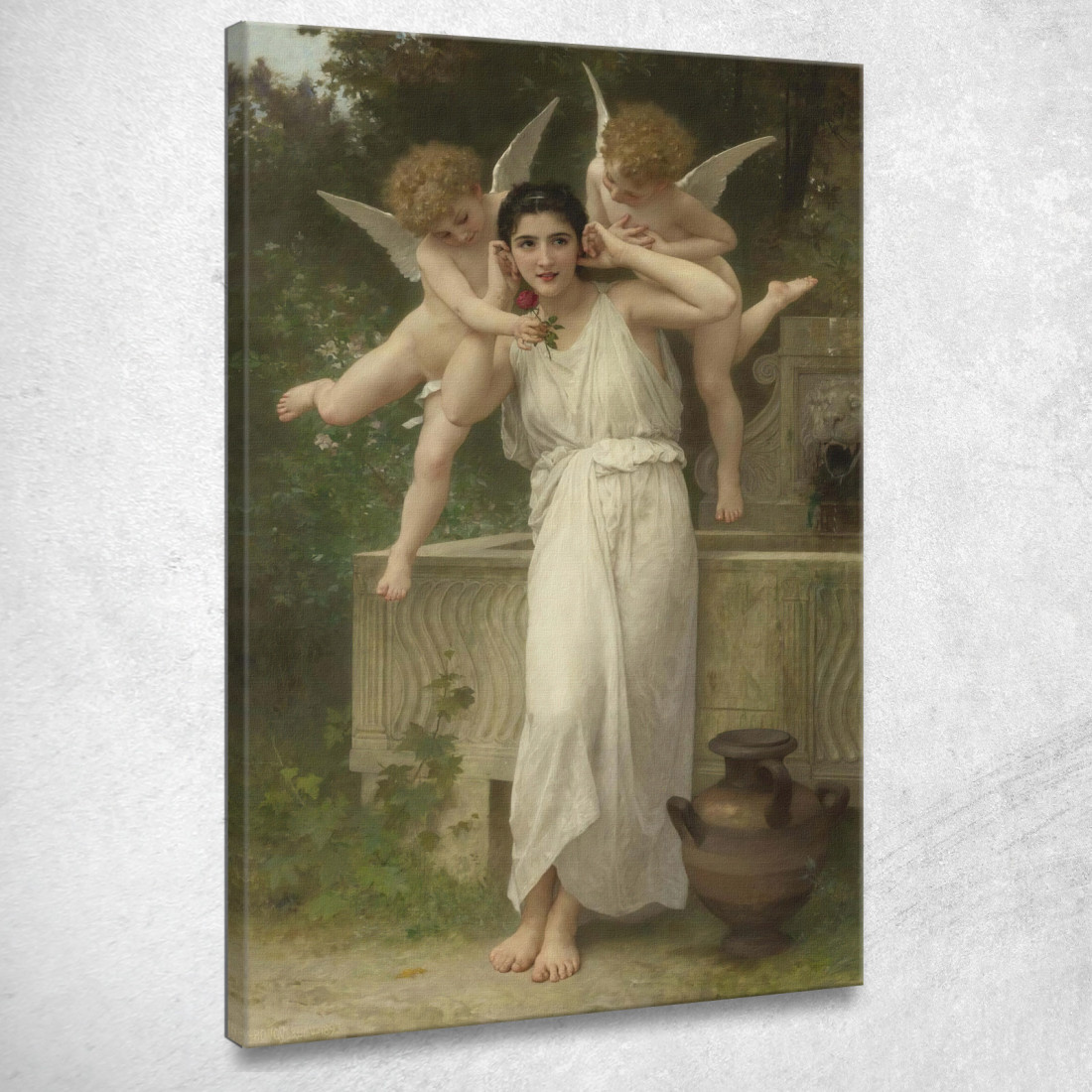 Gioventù William Bouguereau wbg58 quadro stampato su tela Gioventù William Bouguereau wbg58 quadro stampato su tela
