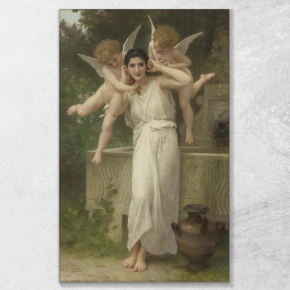 Gioventù William Bouguereau wbg58 quadro stampato su tela