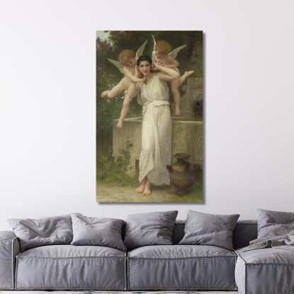 Gioventù William Bouguereau wbg58 quadro stampato su tela