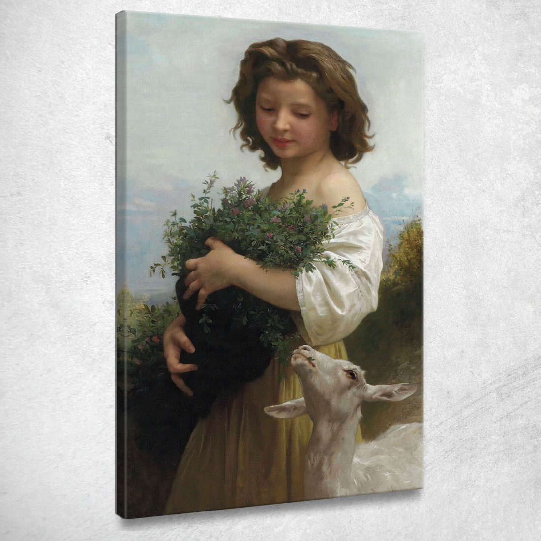 La Piccola Esmeralda William Bouguereau wbg69 quadro stampato su tela La Piccola Esmeralda William Bouguereau wbg69 quadro stampato su tela