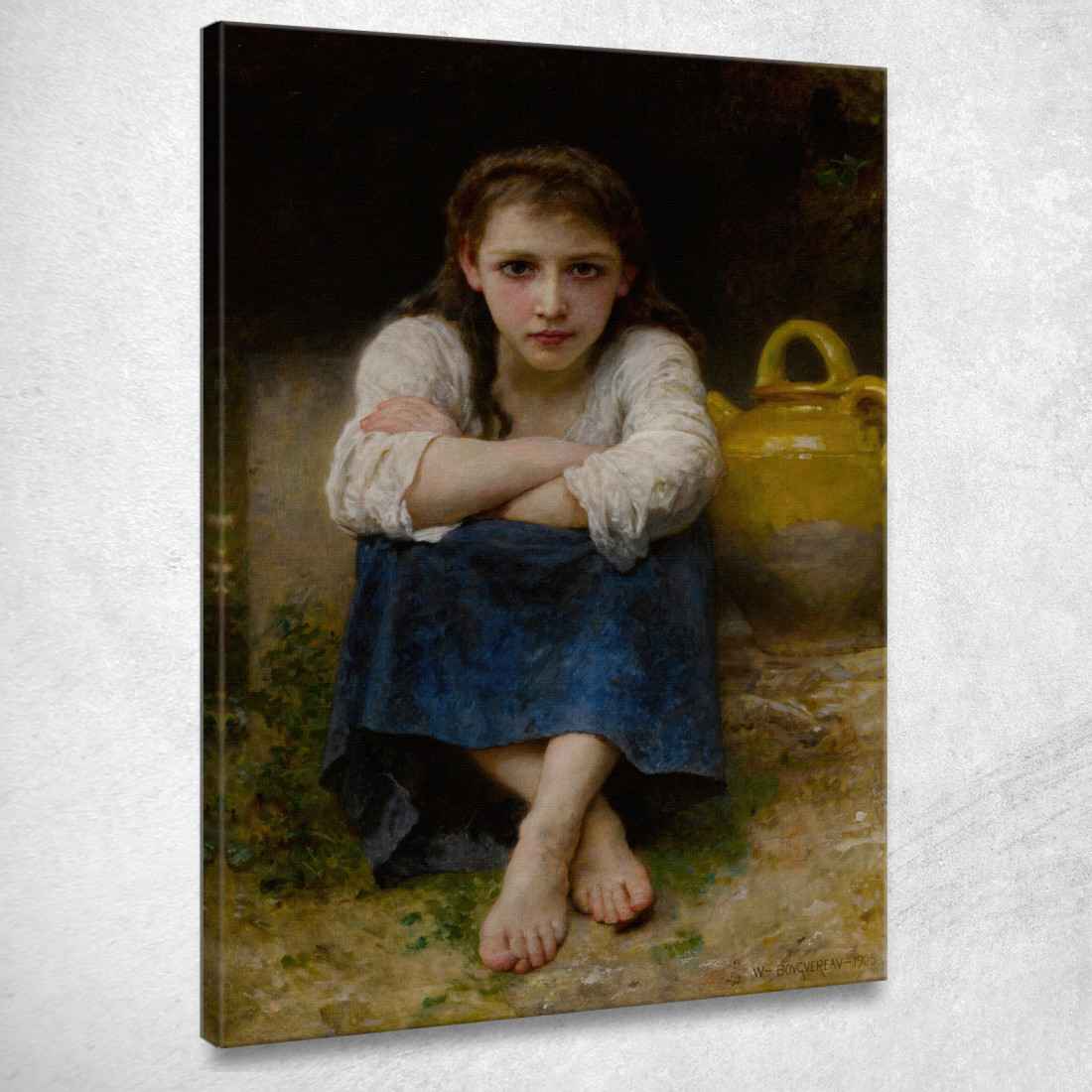 Il Serio William Bouguereau wbg73 quadro stampato su tela Il Serio William Bouguereau wbg73 quadro stampato su tela