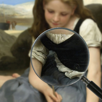 Il Granchio William Bouguereau wbg79 quadro stampato su tela
