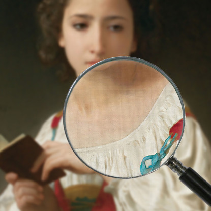 Il Libro Delle Ore William Bouguereau wbg86 quadro stampato su tela