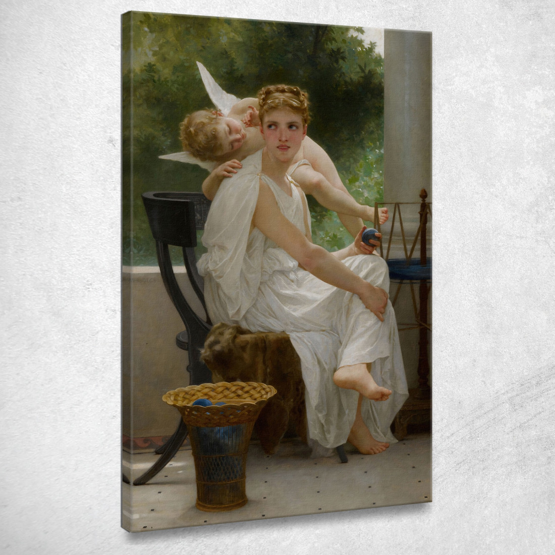 Lavoro Interrotto William Bouguereau wbg92 quadro stampato su tela Lavoro Interrotto William Bouguereau wbg92 quadro stampato su tela