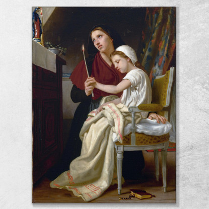 Il Desiderio William Bouguereau wbg93 quadro stampato su tela