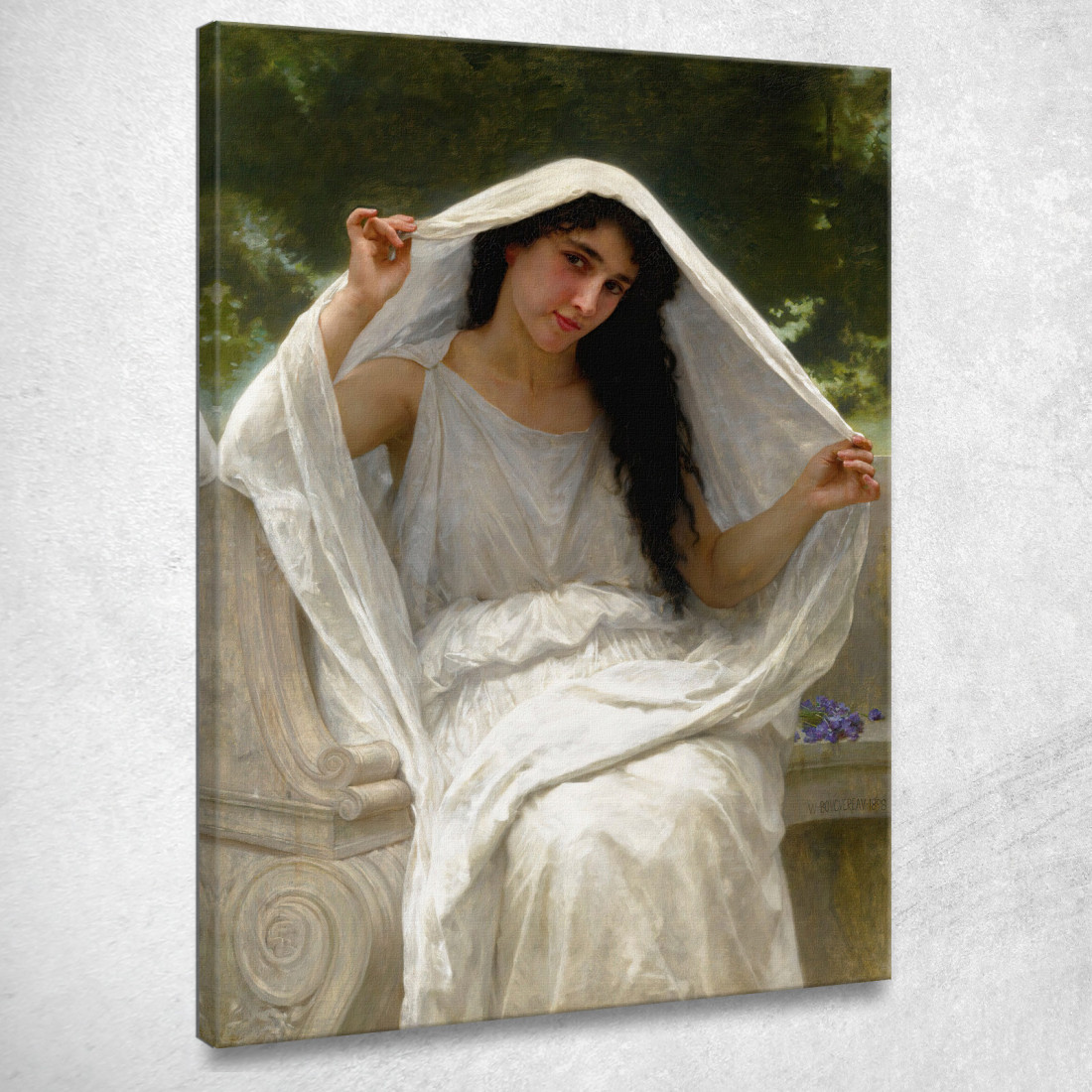 Il Velo William Bouguereau wbg94 quadro stampato su tela Il Velo William Bouguereau wbg94 quadro stampato su tela