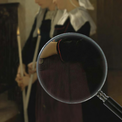 L'Augurio A Sant'Anna D'Auray William Bouguereau wbg100 quadro stampato su tela