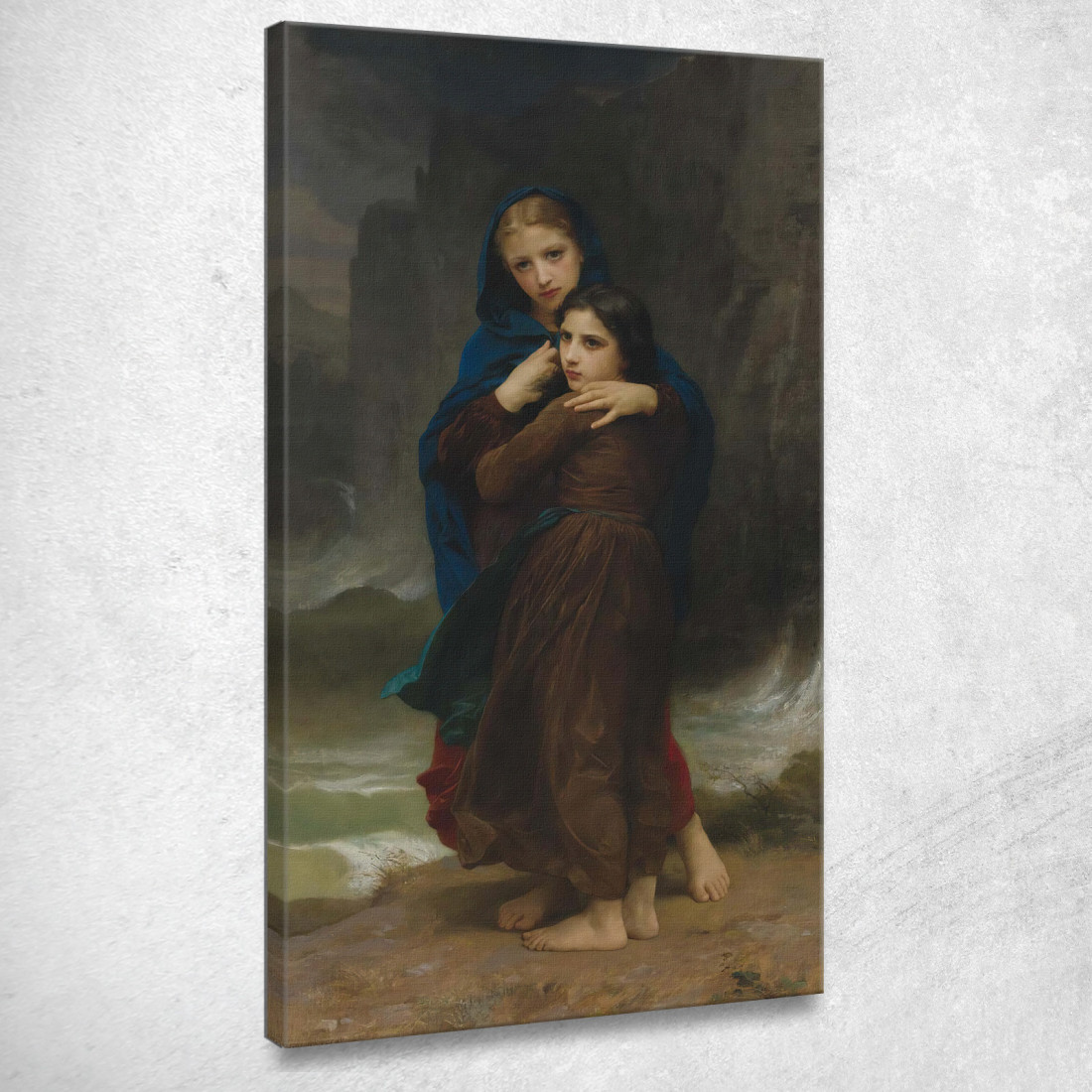 La Tempesta William Bouguereau wbg112 quadro stampato su tela La Tempesta William Bouguereau wbg112 quadro stampato su tela