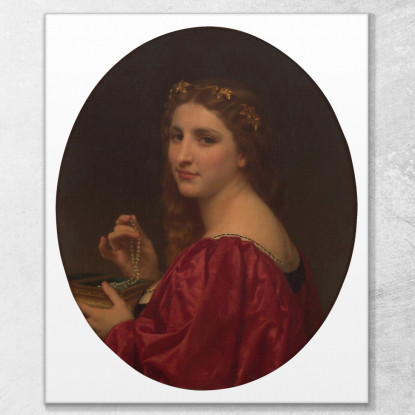 Margherita William Bouguereau wbg115 quadro stampato su tela