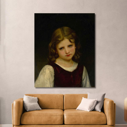 Mignon William Bouguereau wbg116 quadro stampato su tela