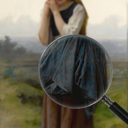 Piccola Pastorella William Bouguereau wbg124 quadro stampato su tela