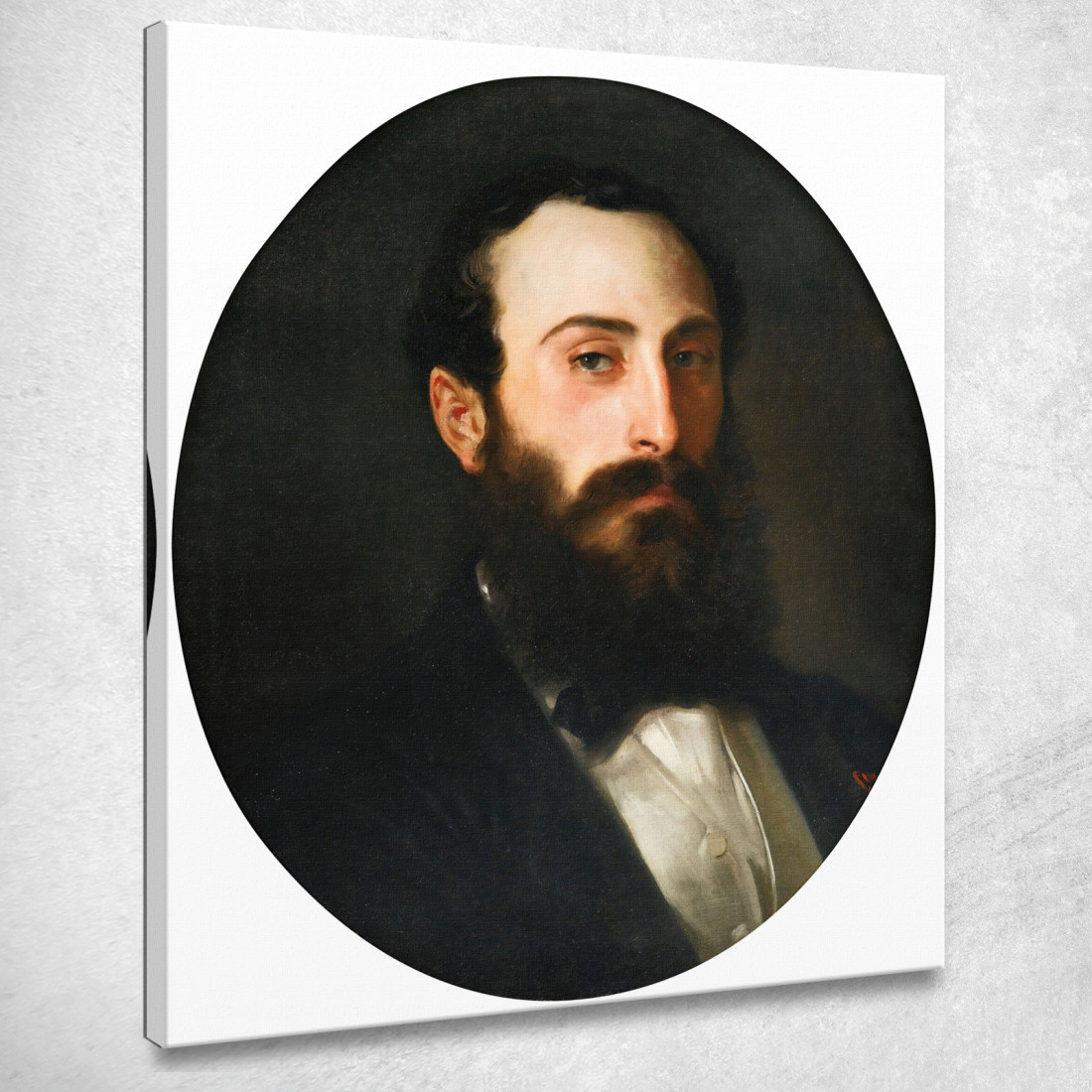 Ritratto Di Fernando Bartholoni William Bouguereau wbg130 quadro stampato su tela Ritratto Di Fernando Bartholoni William Bouguereau wbg130 quadro stampato su tela
