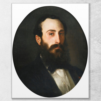 Ritratto Di Fernando Bartholoni William Bouguereau wbg130 quadro stampato su tela