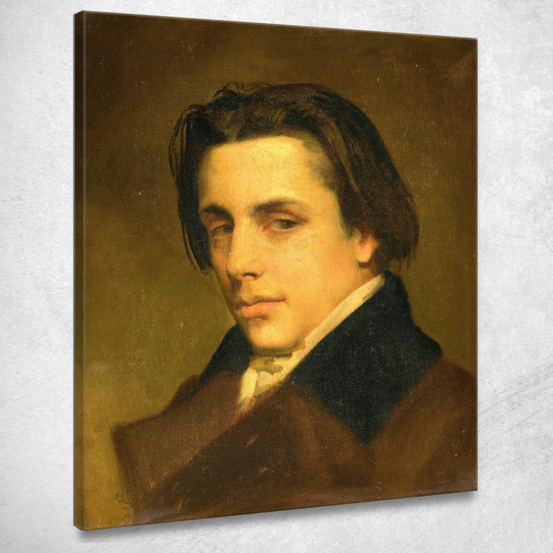 Ritratto Di Un Uomo William Bouguereau wbg132 quadro stampato su tela Ritratto Di Un Uomo William Bouguereau wbg132 quadro stampato su tela