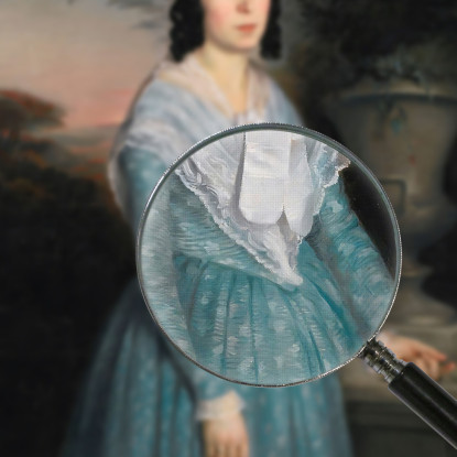 Ritratto Di Marie Célina Brieu William Bouguereau wbg134 quadro stampato su tela