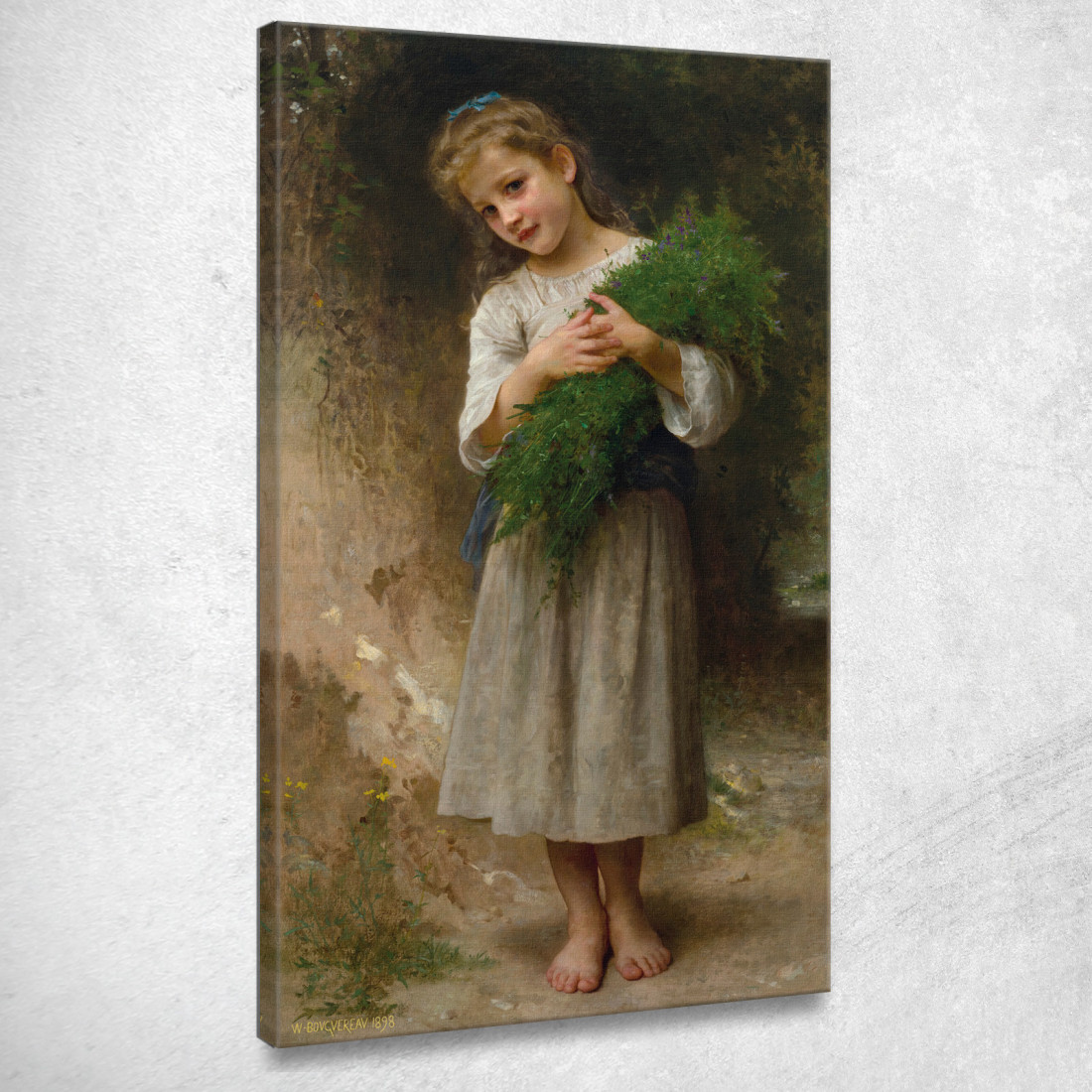 Restituzione Dei Campi William Bouguereau wbg139 quadro stampato su tela Restituzione Dei Campi William Bouguereau wbg139 quadro stampato su tela
