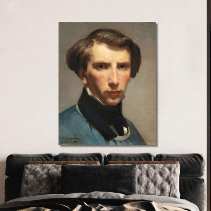 Auto Ritratto William Bouguereau wbg147 quadro stampato su tela