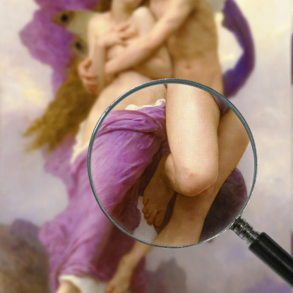 Il Rapimento Di Psiche William Bouguereau wbg151 quadro stampato su tela