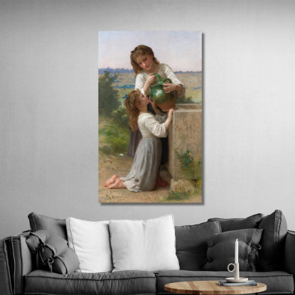 Il Bambino William Bouguereau wbg152 quadro stampato su tela