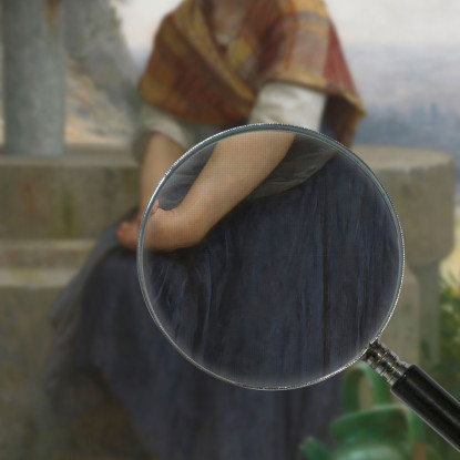 La Brocca Rotta William Bouguereau wbg154 quadro stampato su tela