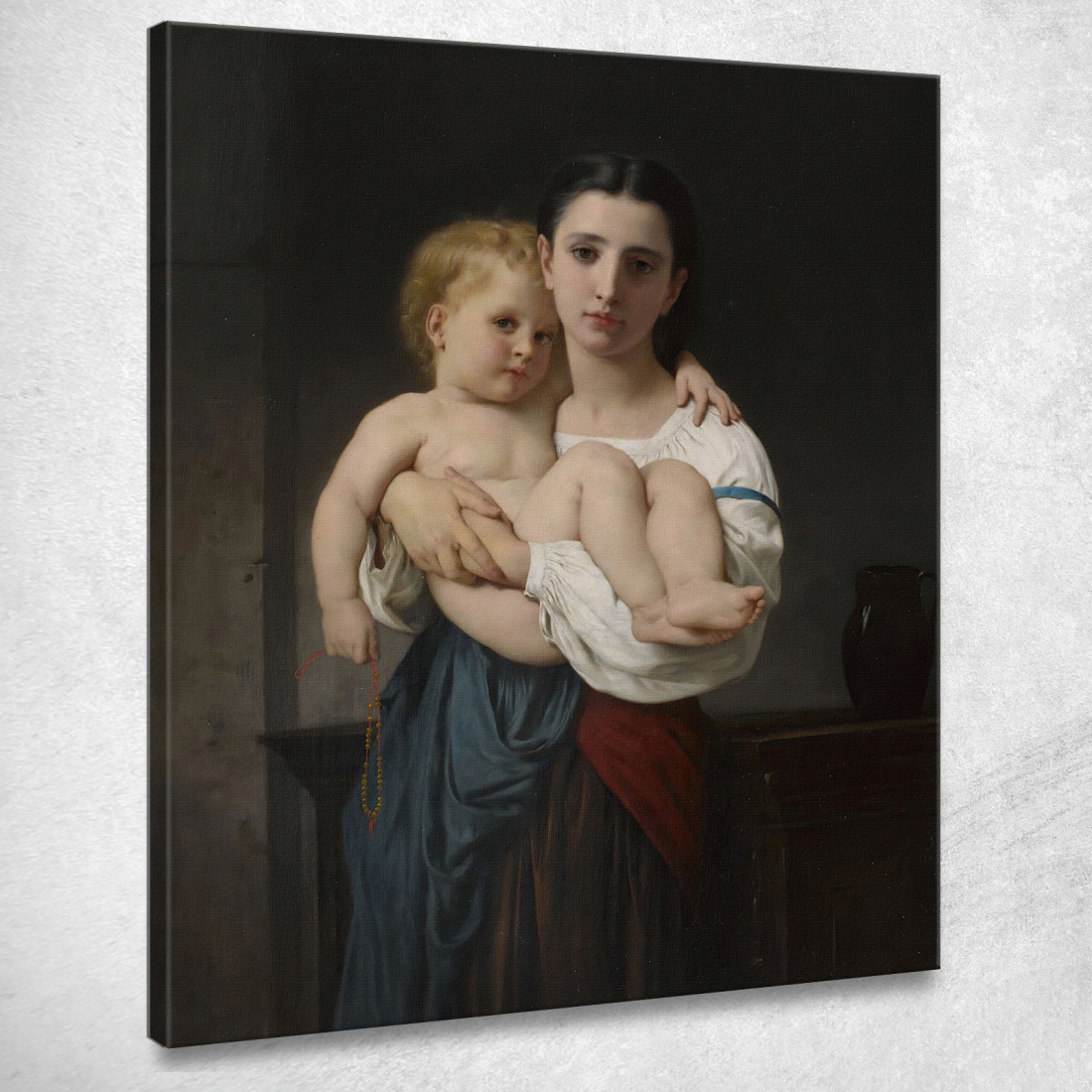 La Sorella Maggiore 2 William Bouguereau wbg157 quadro stampato su tela La Sorella Maggiore 2 William Bouguereau wbg157 quadro stampato su tela