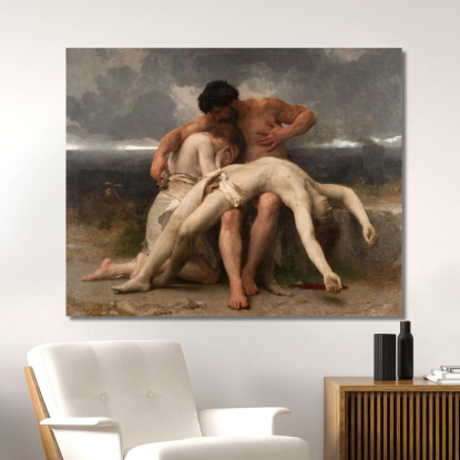 Il Primo Lutto William Bouguereau wbg159 quadro stampato su tela