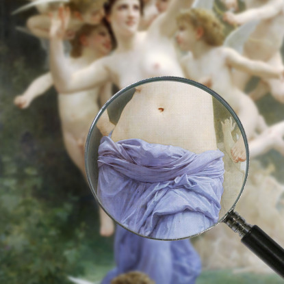 L'Invasione William Bouguereau wbg162 quadro stampato su tela