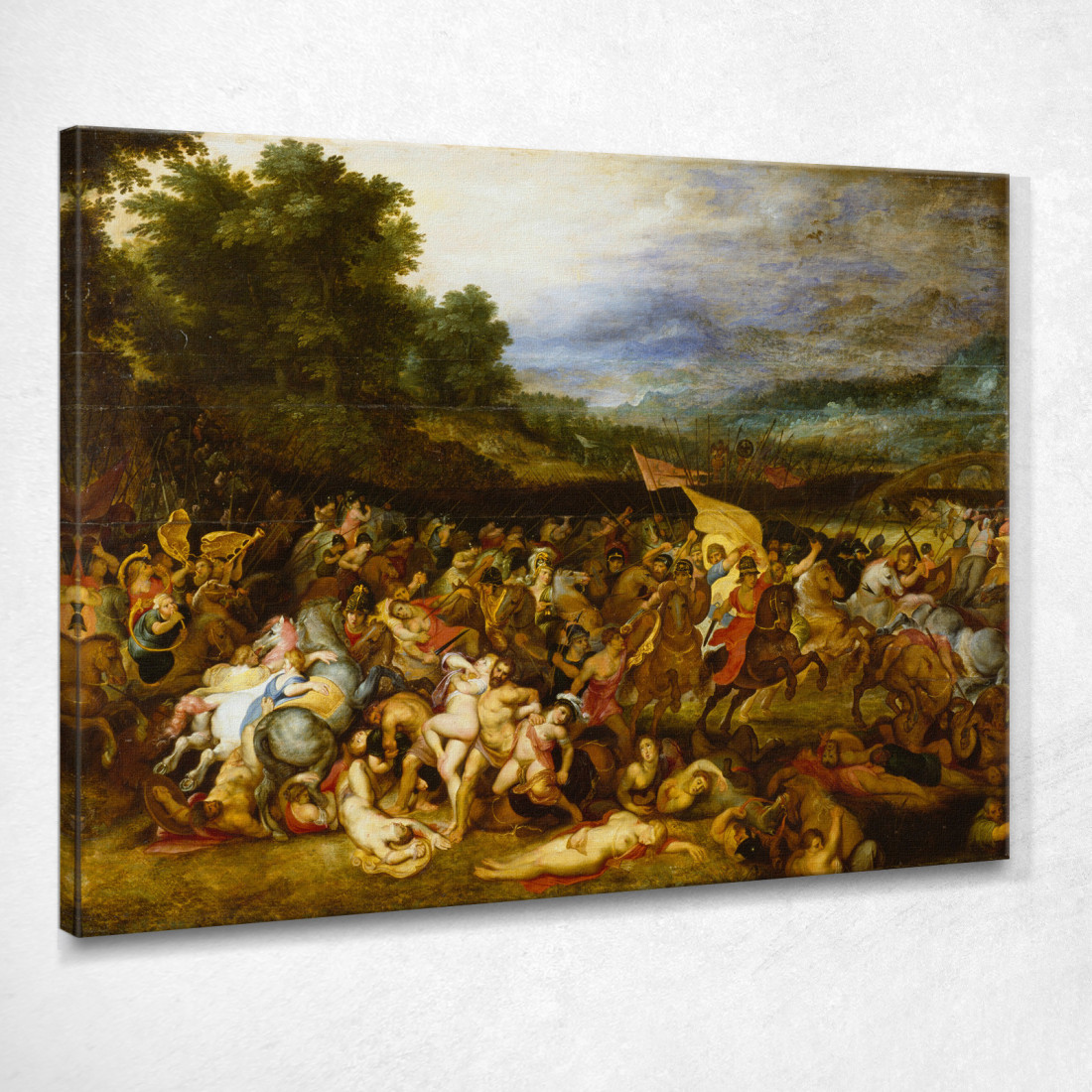 Battaglia Delle Amazzoni Peter Paul Rubens ppr24 quadro stampato su tela Battaglia Delle Amazzoni Peter Paul Rubens ppr24 quadro stampato su tela