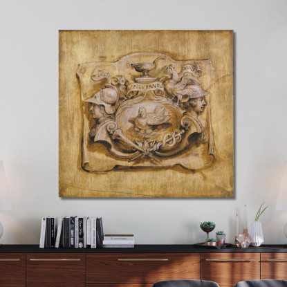 Marchio Tipografico Di Jan Van Meurs Peter Paul Rubens ppr64 quadro stampato su tela