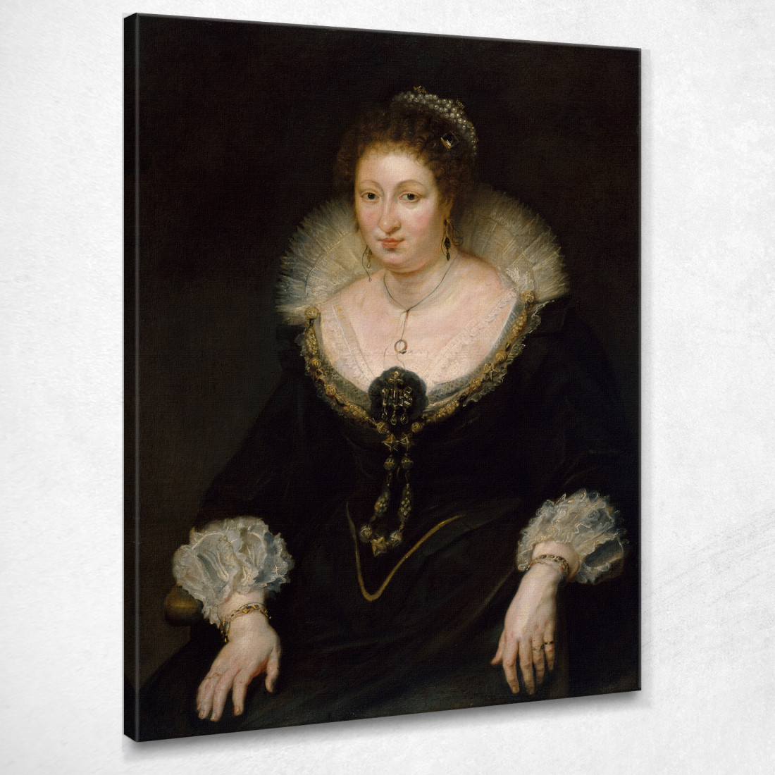 Lady Alethea Talbot Contessa Di Arundel Peter Paul Rubens ppr105 quadro stampato su tela Lady Alethea Talbot Contessa Di Arundel Peter Paul Rubens ppr105 quadro stampato su tela