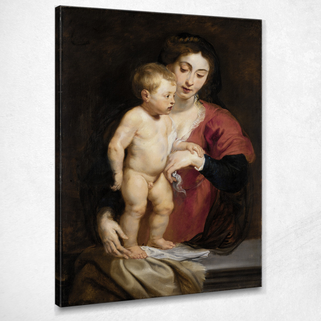 Madonna Col Bambino Peter Paul Rubens ppr108 quadro stampato su tela Madonna Col Bambino Peter Paul Rubens ppr108 quadro stampato su tela