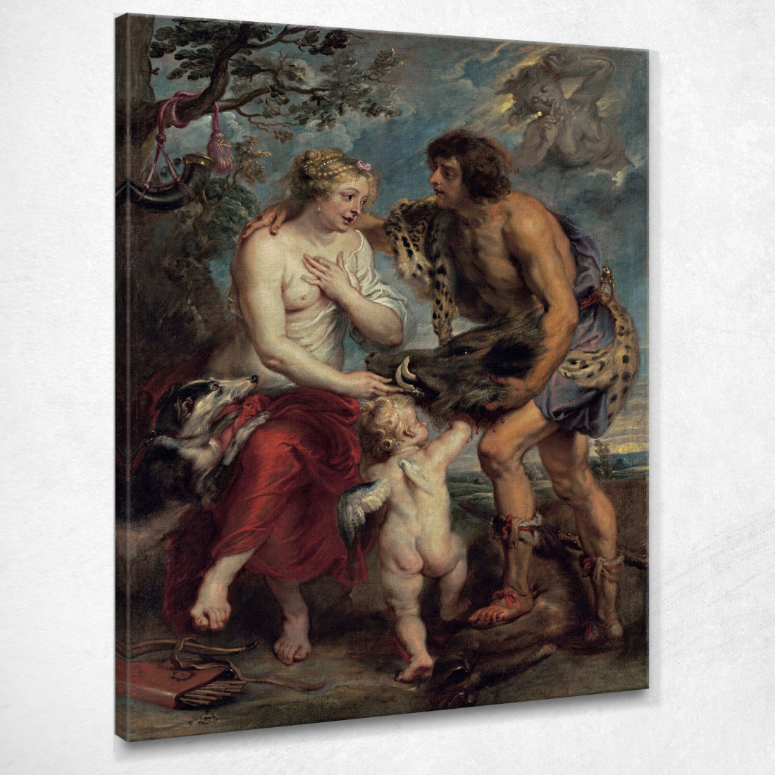 Meleagro E Atalante Peter Paul Rubens ppr114 quadro stampato su tela Meleagro E Atalante Peter Paul Rubens ppr114 quadro stampato su tela