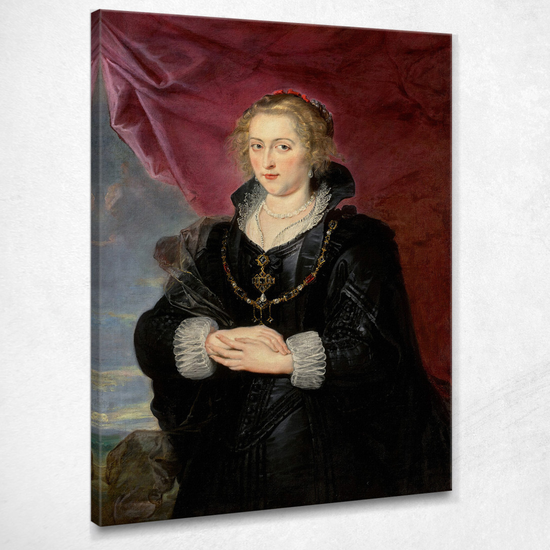 Ritratto Di Una Signora Peter Paul Rubens ppr133 quadro stampato su tela Ritratto Di Una Signora Peter Paul Rubens ppr133 quadro stampato su tela